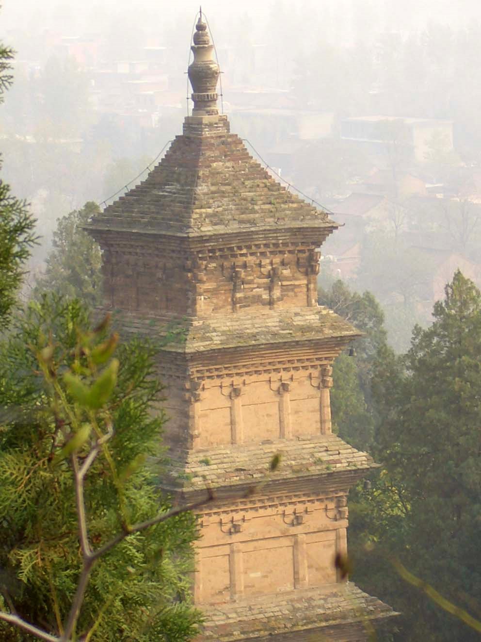 Buddhist Temple　這是西安興教寺